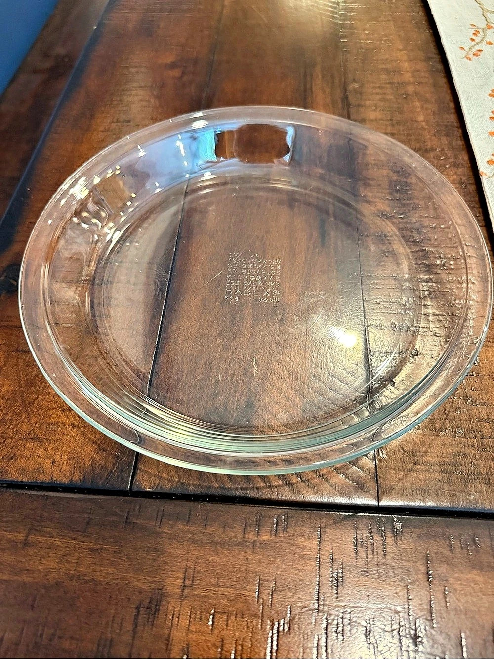 Vintage PYREX 023 Clear Glass 9-Inch Baking Dish